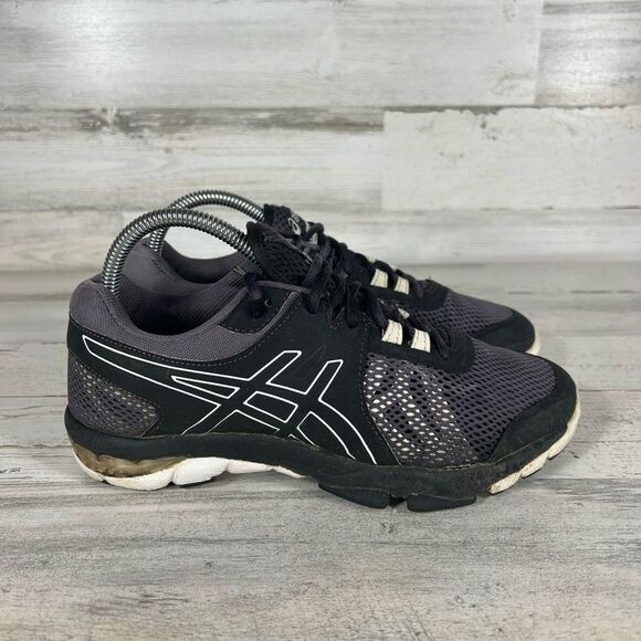 Asics Gel Craze TR 4 Lace Up Athletic Performance Shoes Black White Women US 8.5 - Picture 1 of 9